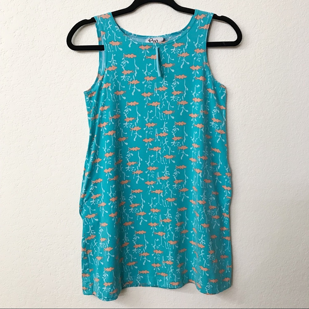 Vintage Lilly Pulitzer Fish Print Swim Cover Up